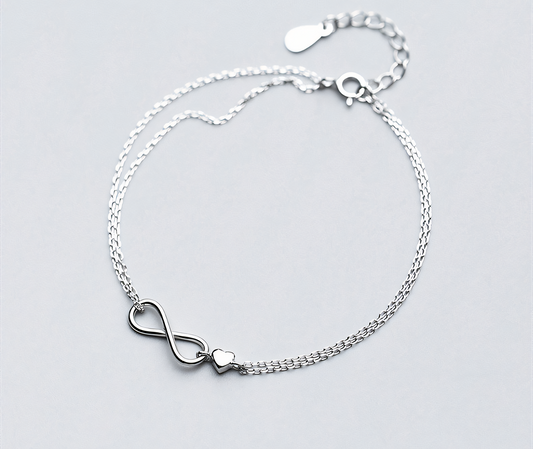 Infinite Love Sterling Silver Bracelet