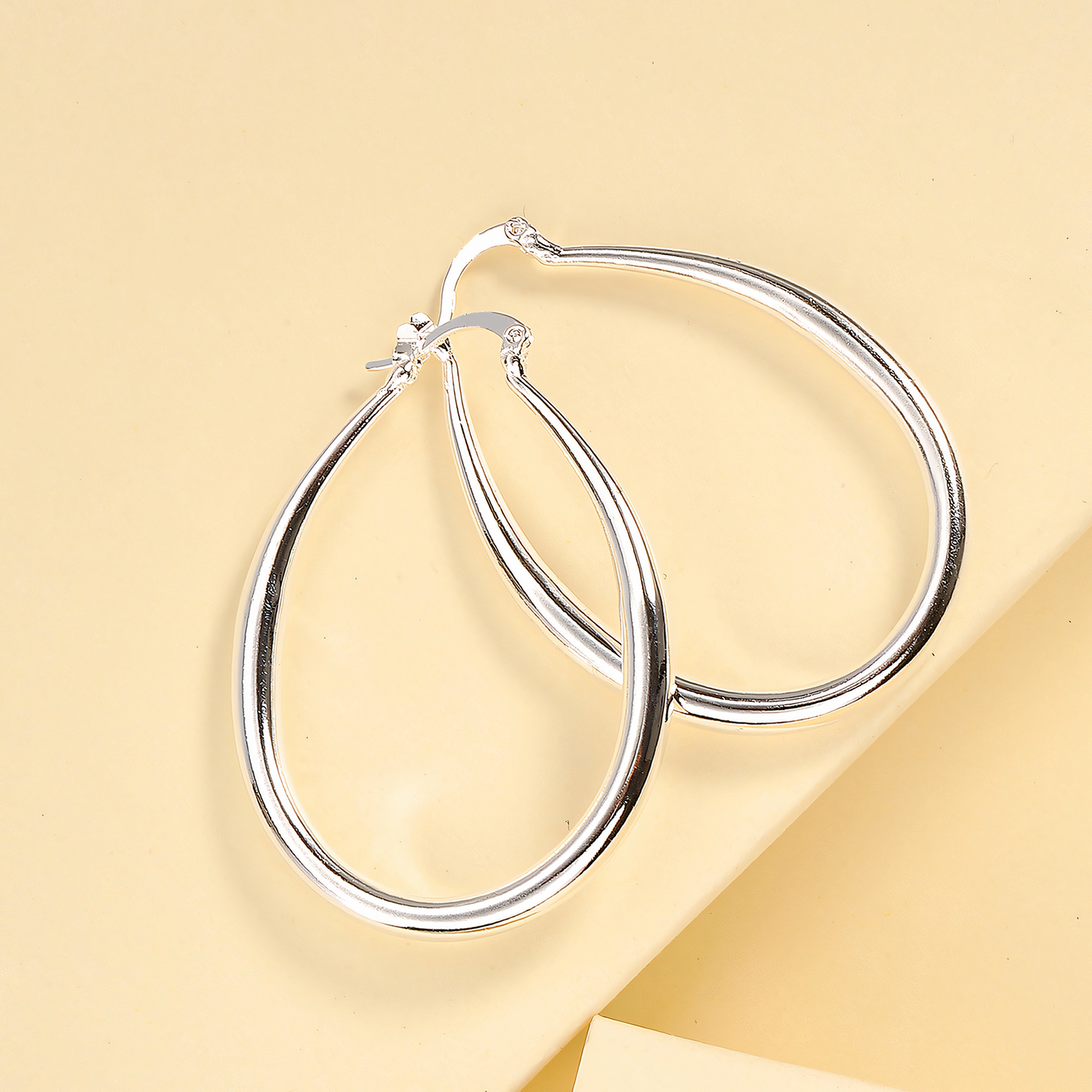 Teardrop Hoop Earrings