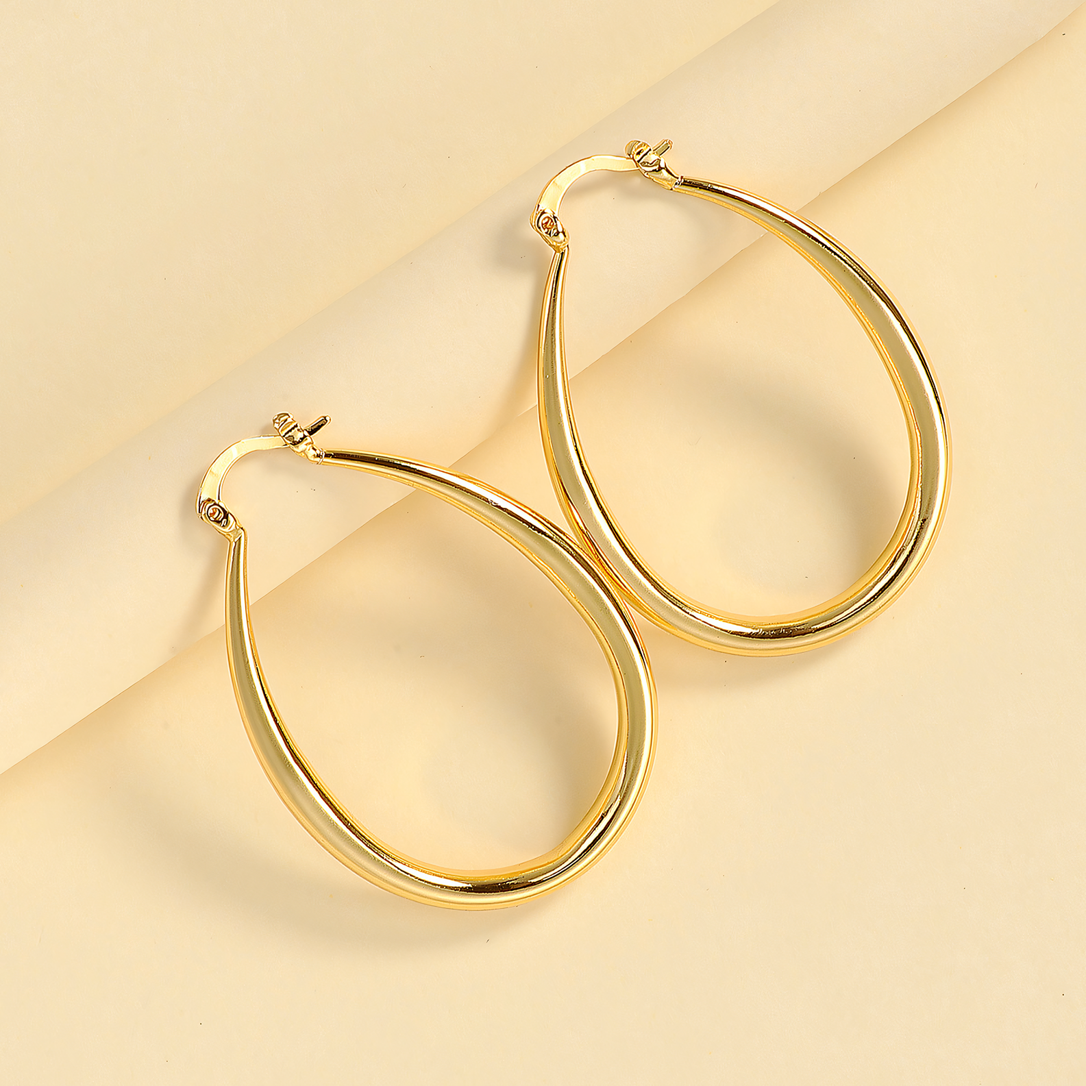 Teardrop Hoop Earrings