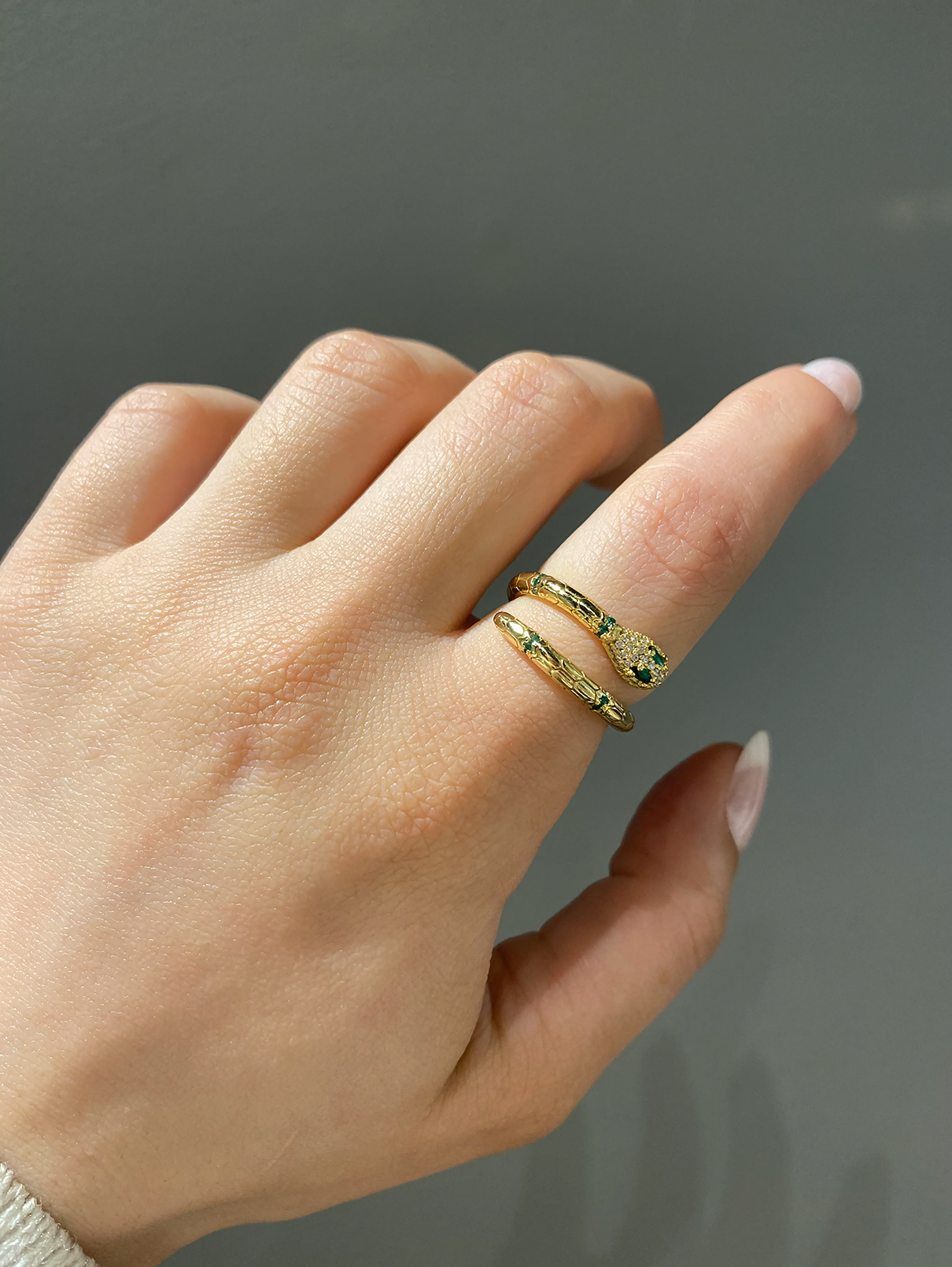 Gold Snake Ring