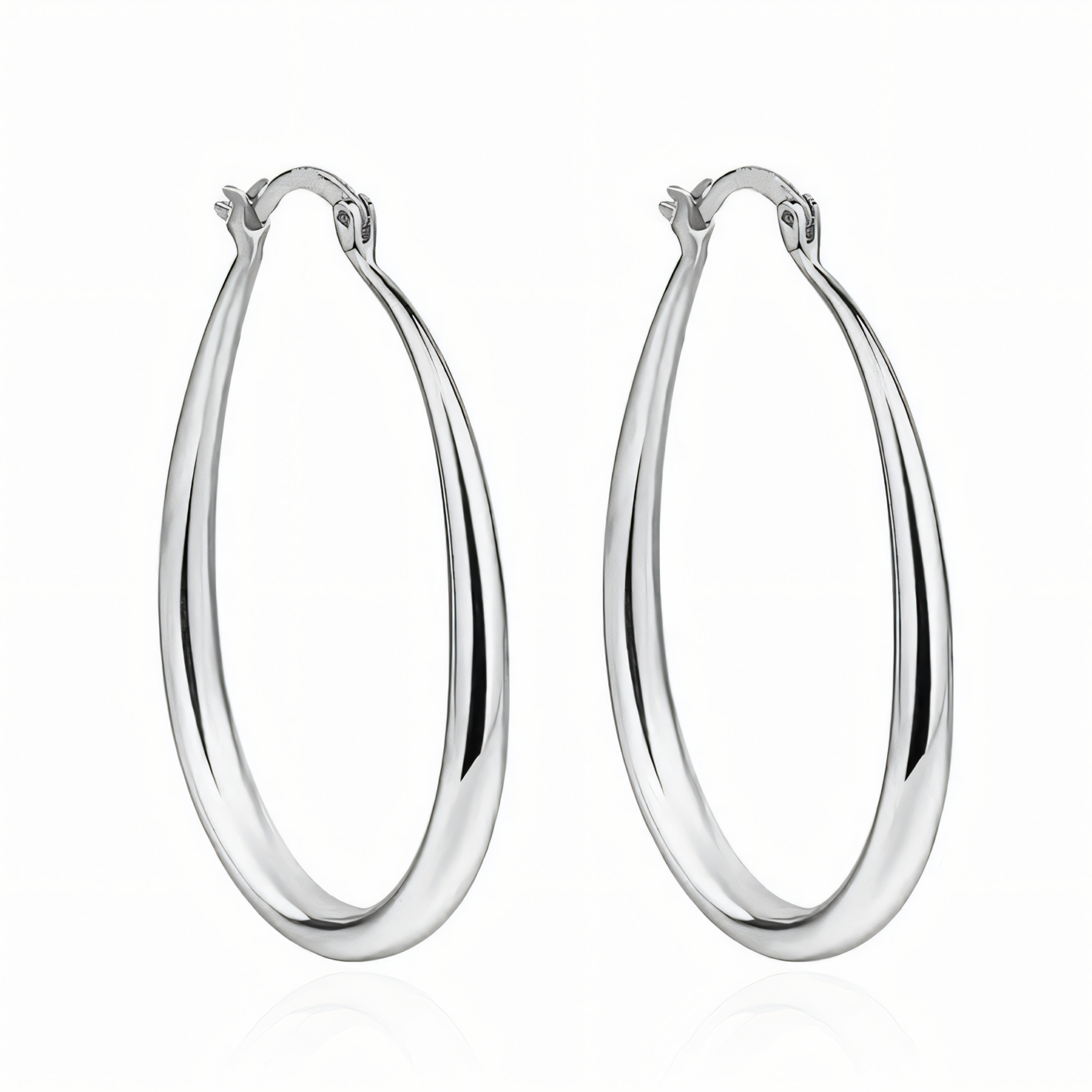 Teardrop Hoop Earrings