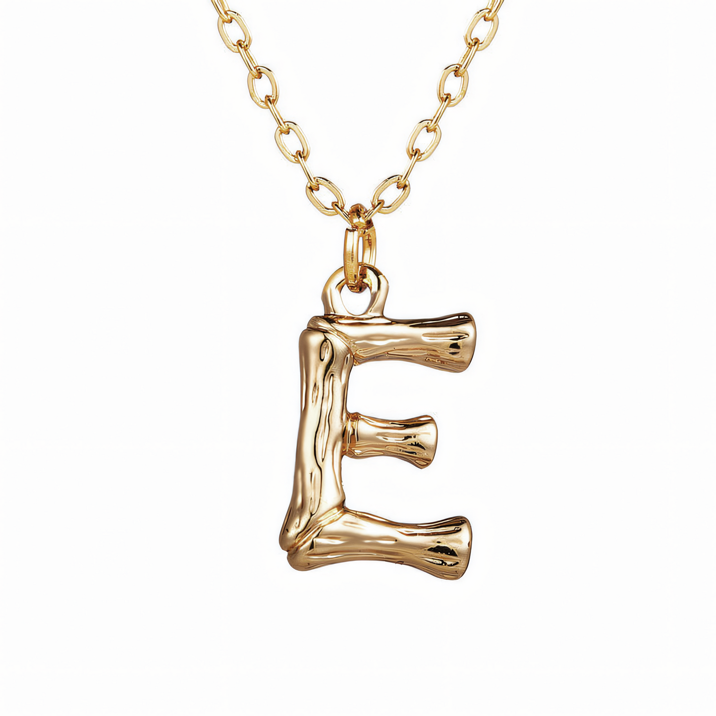 14 Karat Gold-Plated Custom Letter Anklet