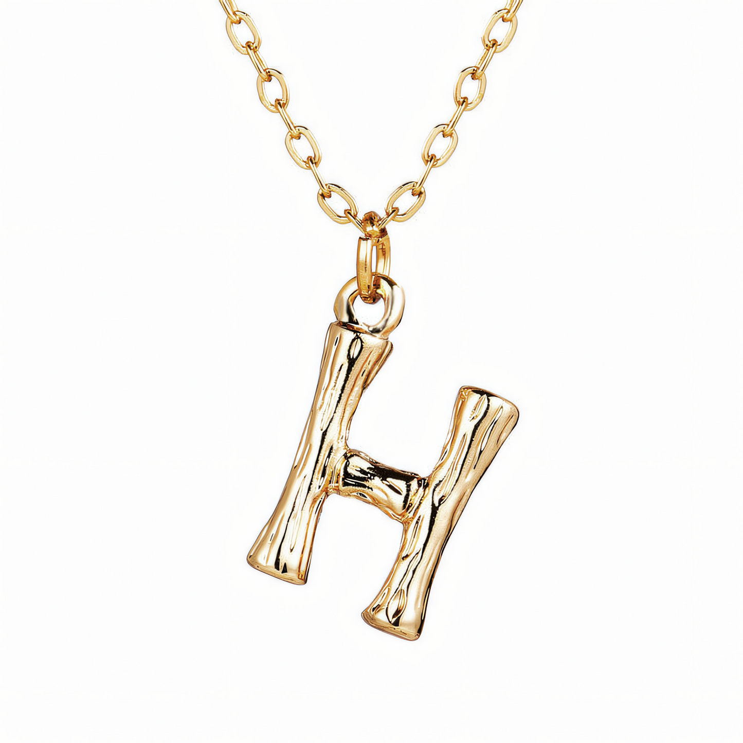 14 Karat Gold-Plated Custom Letter Anklet