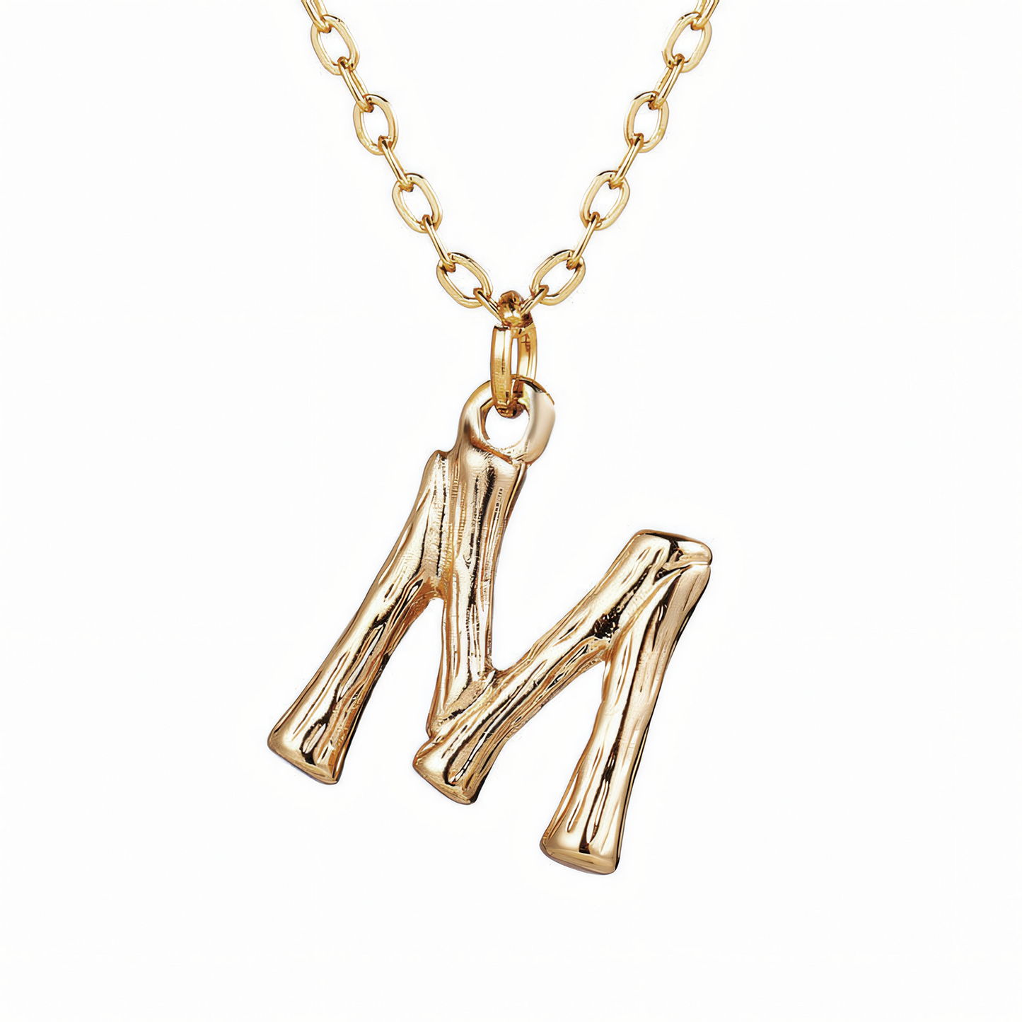 14 Karat Gold-Plated Custom Letter Anklet