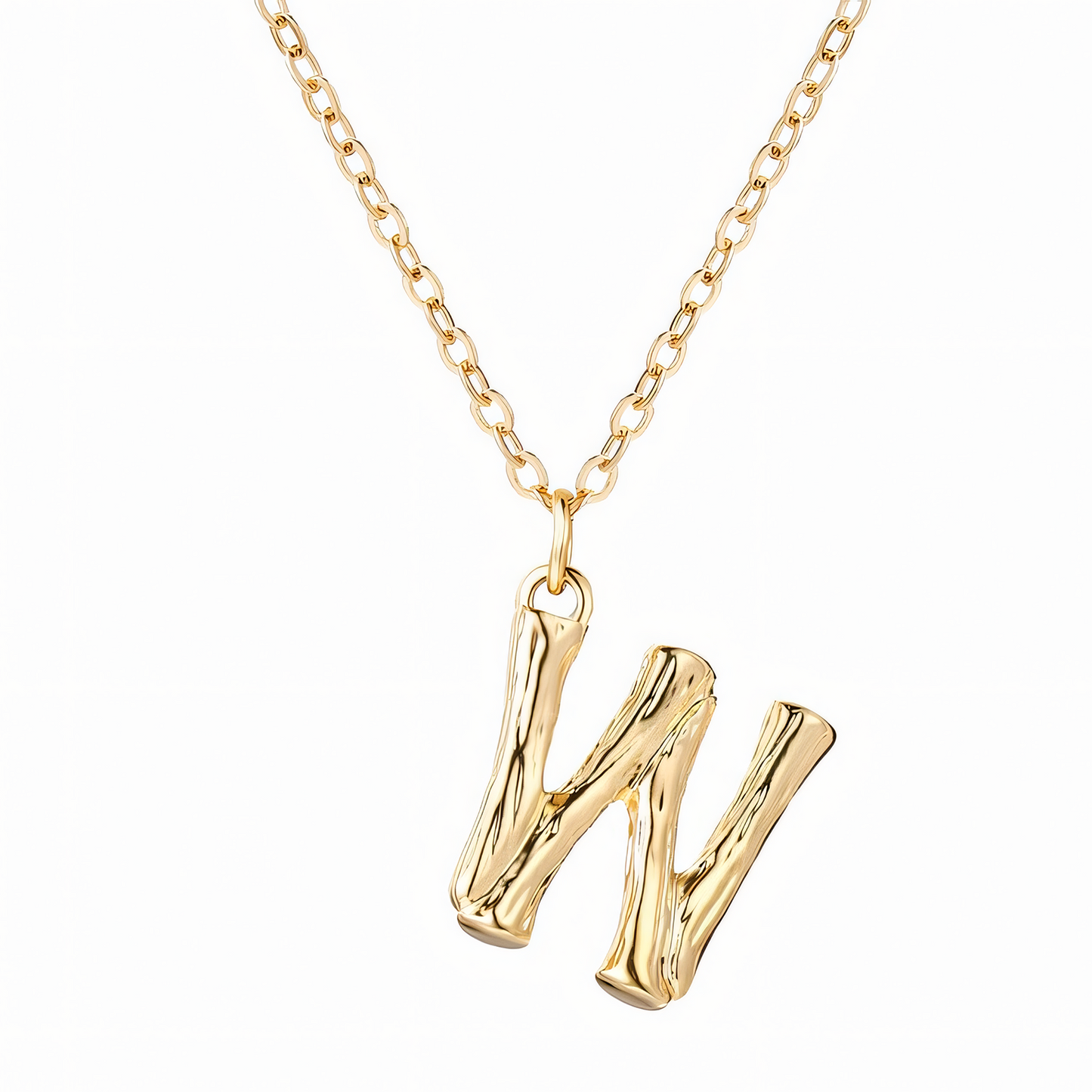 14 Karat Gold-Plated Custom Letter Anklet